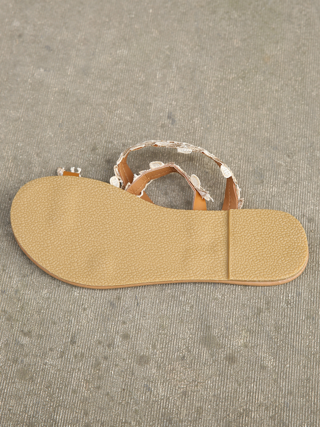 Minoa Laced Floral Pattern Summer Sandals