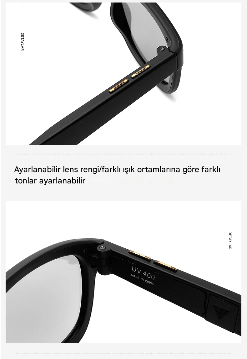 Smart Güneş Gözlüğü  7 Kademe Karartma Özellikli