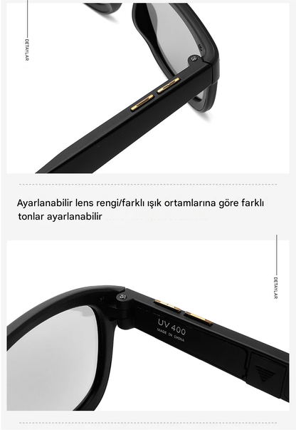 Smart Güneş Gözlüğü  7 Kademe Karartma Özellikli